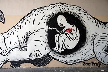 Foetus - Graph’mur photographié par Norbert Pousseur ©