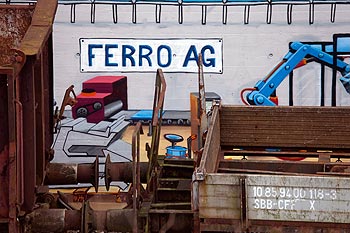 L'usine Ferro AG - graphmur photographié par Norbert Pousseur ©