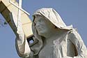 Statue d'évangélisateur du char religieux - Kattenstoet 2006 - fête des chats - Ieper - Ypres - © Norbert Pousseur