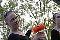 danseuse en répétition - Kattenstoet 2006 - fête des chats - Ieper - Ypres - © Norbert Pousseur