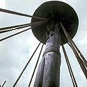 Sculpture géante du trône de Freya - Kattenstoet 1977 - fête des chats - Ieper - Ypres - © Norbert Pousseur