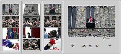 Le jet de chats du Kattenstoet de 2006  - fête des chats - Ieper - Ypres - © Norbert Pousseur