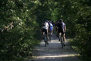 En vélos près de Vaires