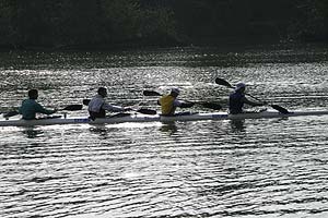 Entrainement dominical sur canoé vers Lagny