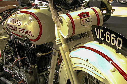 Harley-Davidson '1000 J 1929 - Texas Highway Patrol' - © Norbert Pousseur