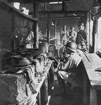 Vietnamese soldiers in France - photo 'Le Miroir', Great War - reproduction © Norbert Pousseur