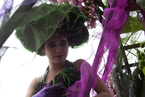 Float in green and purple - © Norbert Pousseur