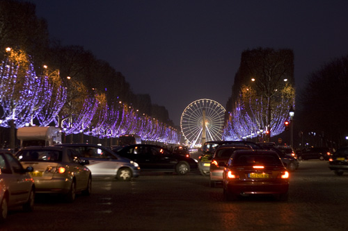 Illuminations of the Champs-Elysees - © Norbert Pousseur