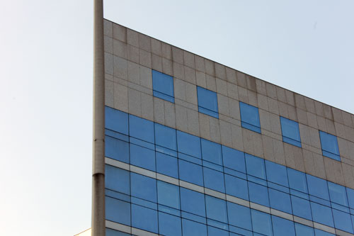 Facade in flag - © Norbert Pousseur