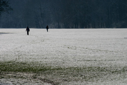 Make tracks in the first snow - © Norbert Pousseur