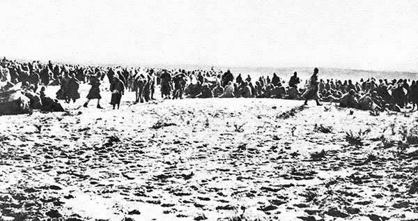 Soldats anglais à Damas - photo 'Le Miroir', guerre de 14-18 - reproduction © Norbert Pousseur