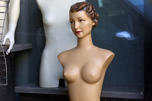 Buste-mannequin des années 1970 - © Norbert Pousseur