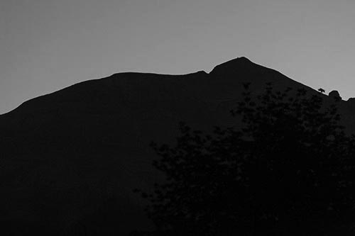 Le Mt Joly, depuis les Contamines - © Norbert Pousseur