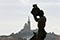 Statue du dresseur d'oursons de Louis Botinelly à Marseille - © Norbert Pousseur