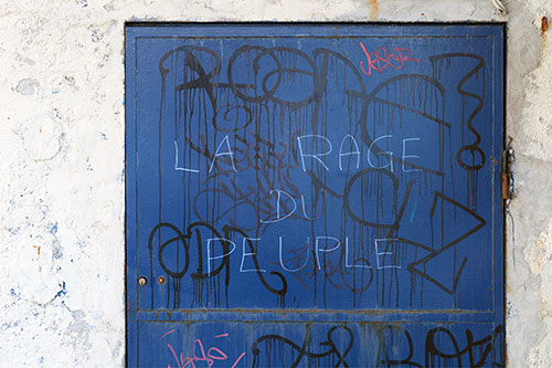 La rage du peuple  - © Norbert Pousseur