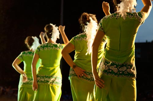 Danseuses néo-zélandaises - © Norbert Pousseur