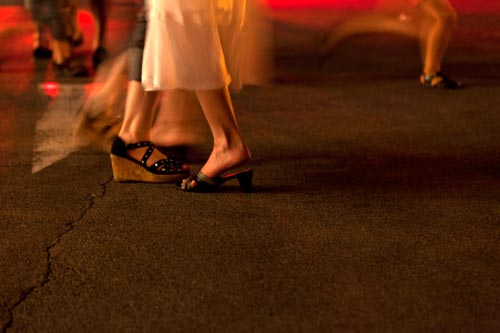 Feet in the Bastille Day dance 2012 - © Norbert Pousseur