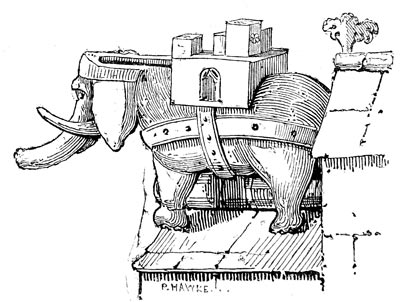 Gargouille monumentale - reproduction par  © Norbert Pousseur