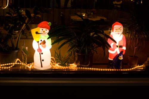 Personnages lumineux de Noël  - © Norbert Pousseur