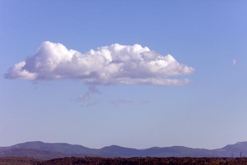 Ciel bleu azur et pastel - © Norbert Pousseur