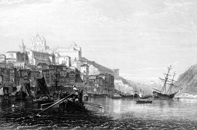 Porto in 1842 - reproduction © Norbert Pousseur