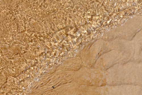 Wave on sand - © Norbert Pousseur