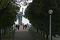 Allée des cygnes et statue de la Liberté - © Norbert Pousseur