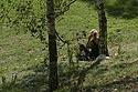 Pause dans le parc de l'île St Germain - © Norbert Pousseur