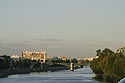 Soleil couchant vers le pont de Levallois - © Norbert Pousseur