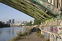 Infrastructure métallique du pont de Levallois - © Norbert Pousseur