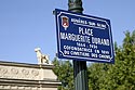 Plaque de le place Marguerite Durand - © Norbert Pousseur