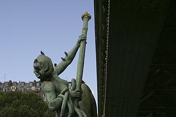 La "navigation" du pont Mirabeau - ponts sur Seine - © Norbert Pousseur