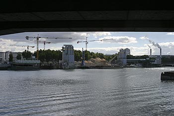 Vers l'ouest, depuis le périphérique - ponts sur Seine - © Norbert Pousseur