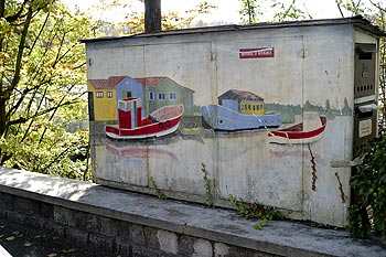 Graph’mur aux péniches - ponts sur Seine - © Norbert Pousseur