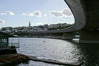 Pont de l'autoroute de Normandie - ponts sur Seine - © Norbert Pousseur