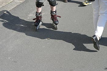 Rollers et course à pied - © Norbert Pousseur