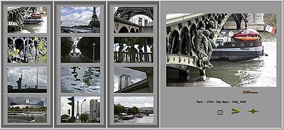 La Seine à la hauteur de la Tour Eiffel - © Norbert Pousseur