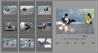 Couples en bord de Seine - © Norbert Pousseur