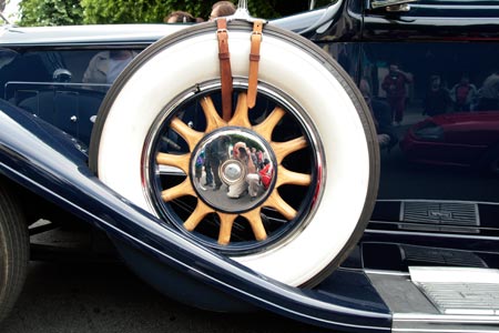 Bouchon à l'oiseau de Rover - voiture ancienne - © Norbert Pousseur