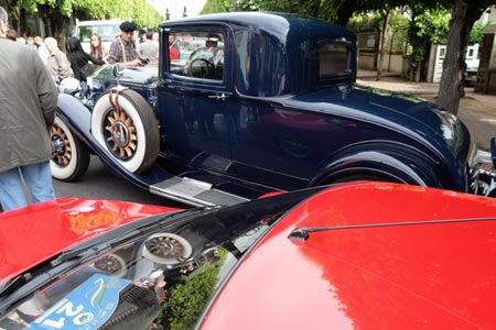 Arrière de Packard en forme de coffre - voiture ancienne - © Norbert Pousseur