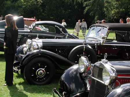 Rangée de belles de Mercedes - voiture ancienne - © Norbert Pousseur