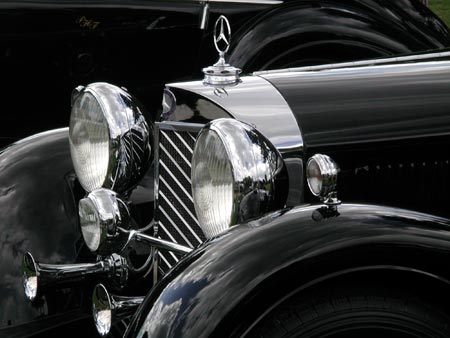 Avant de Mercedes - voiture ancienne - © Norbert Pousseur