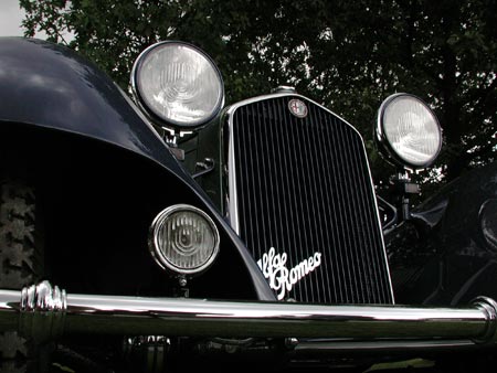 Avant de Castagna Alfa Romeo - voiture ancienne - © Norbert Pousseur