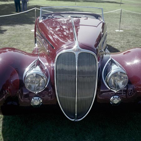 Avant de Delahaye - voiture ancienne - © Norbert Pousseur