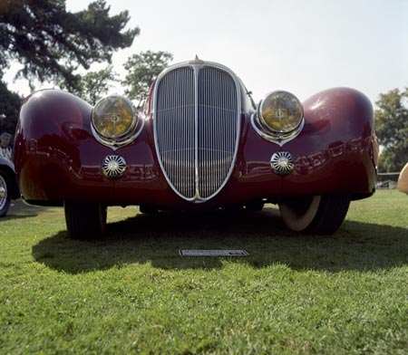 Face avant de Delahaye - voiture ancienne - © Norbert Pousseur