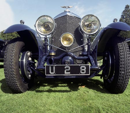 Bentley 3 phares - voiture ancienne - © Norbert Pousseur