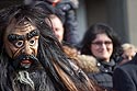 Visage d'homme des bois - carnaval 2010 Zurich - © Norbert Pousseur