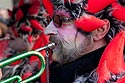 Bouche à trombonne - carnaval 2010 Zurich - © Norbert Pousseur