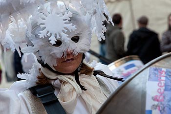 Masque en flocon de neige - © Norbert Pousseur