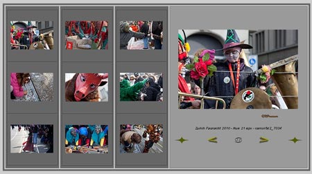 Jeux avec la foule  - Carnaval Zurich 2010 - © Norbert Pousseur